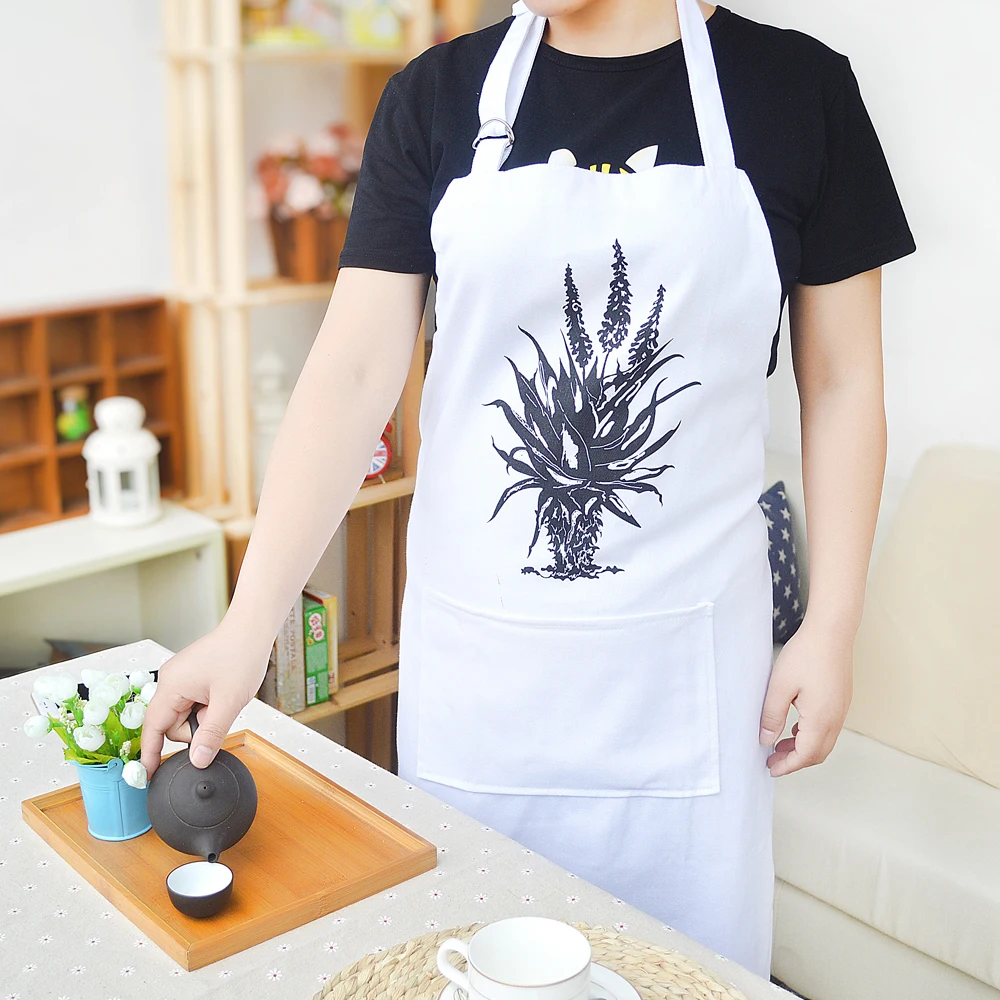 

Ap002 delantal santu DEA print shop coffee shop and kitchen barbecue cooking apron 70x80cm