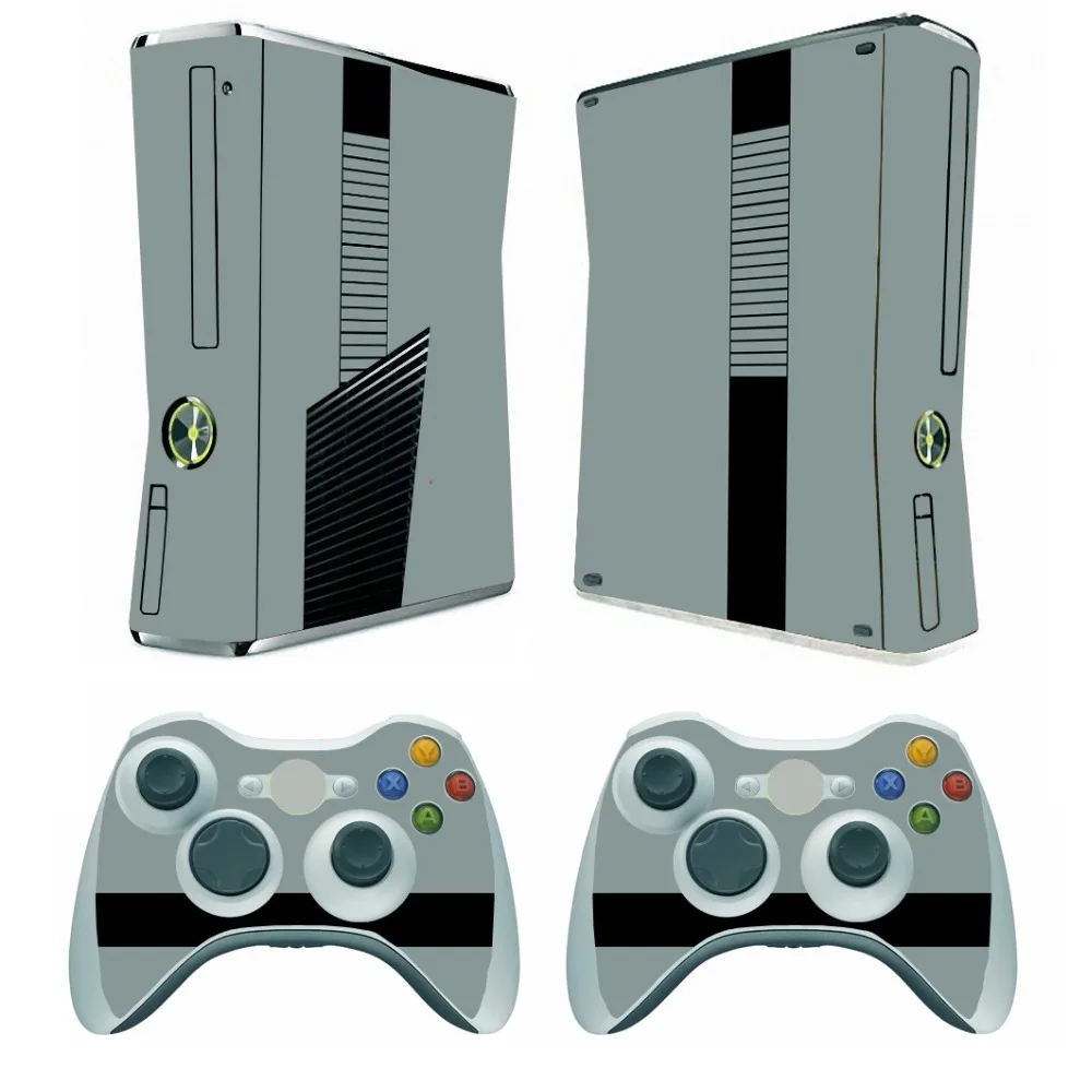 264 виниловая Защитная Наклейка для Microsoft Xbox 360 Slim и 2 наклейки контроллеров XBOX360