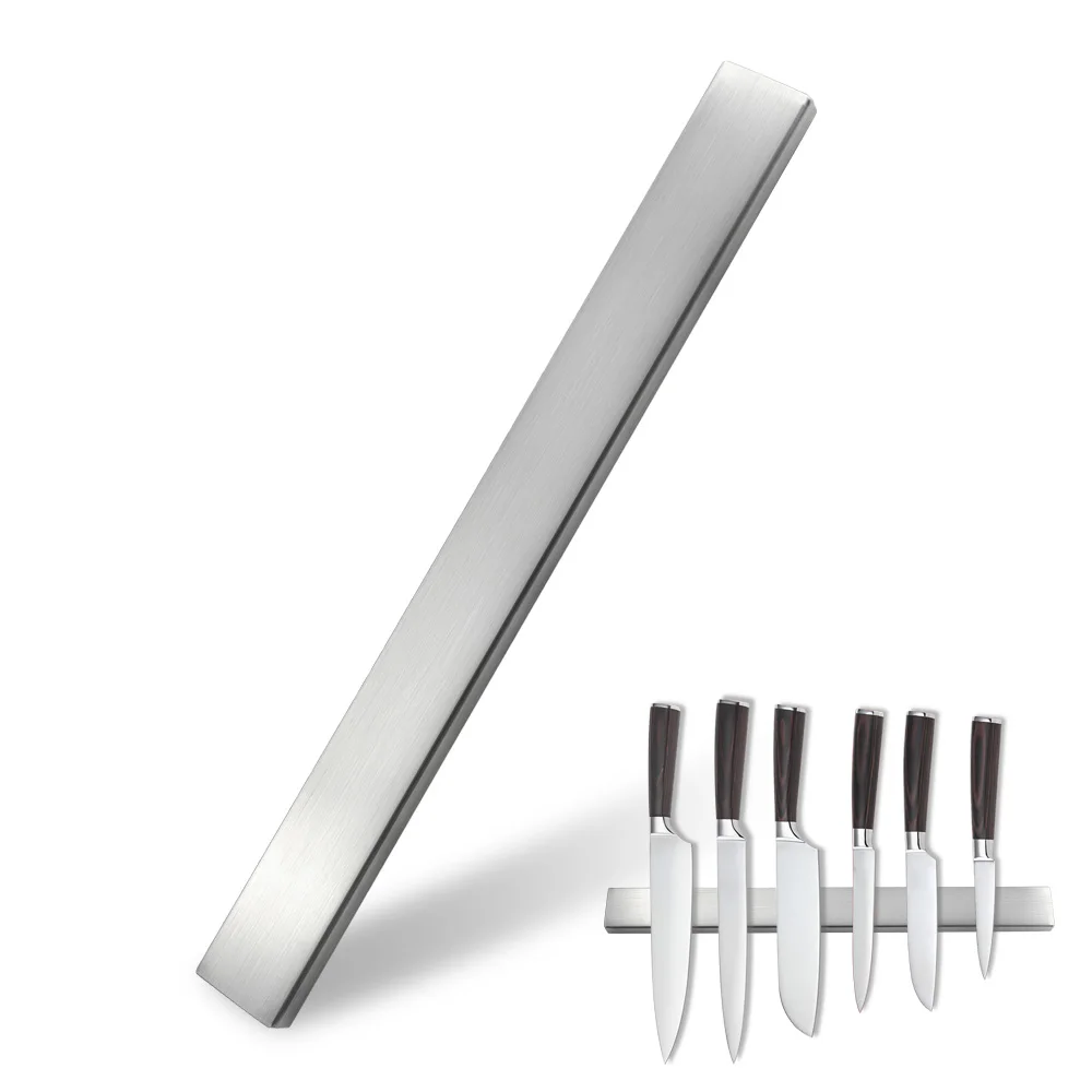 Магнитный держатель для ножей Мощный настенный нож стойка металл и АБС пластик