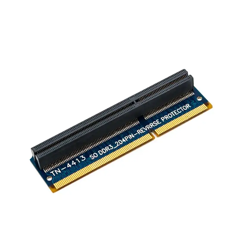 Синий SO-DIMM 204PIN DDR3 памяти Тесты защиты адаптер для св STD 204Pin слот - Цвет: Синий