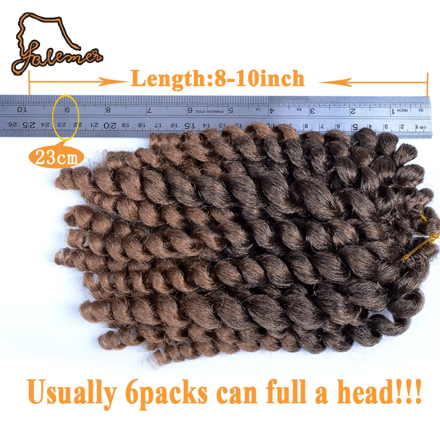 Falemei нервный палочка Curl Химическое наращивание волос в африканском стиле