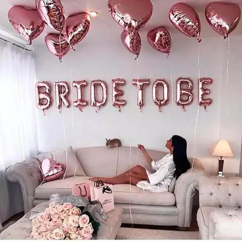 Воздушные шары Bride To Be Корона из розового золота для девичника мальчишника -