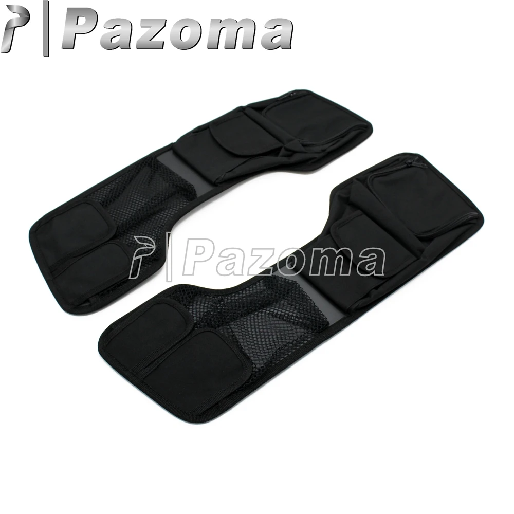 Запчасти для мотоциклов черная Жесткая Сумка седла органайзер левый и правый