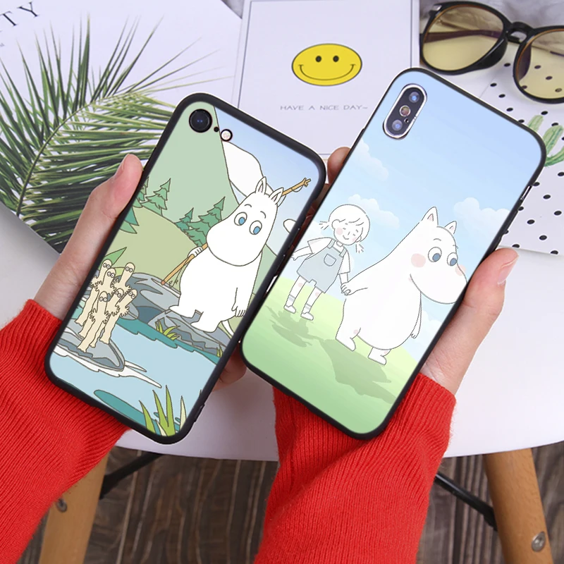 Hippo Rainbow Unicorn Horse cute animal Soft Silicone Phone Case for iPhone X XS MAX XR 7 8 6 6S plus 5S SE |