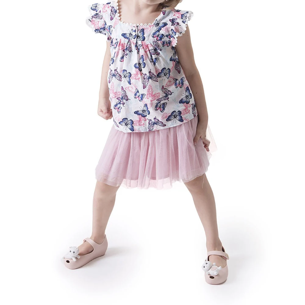 Mini Melissa Ultragirl Mini/Новинка года; летняя прозрачная обувь для мальчиков и девочек; нескользящие прозрачные сандалии с медведем для девочек; Детские пляжные сандалии для малышей