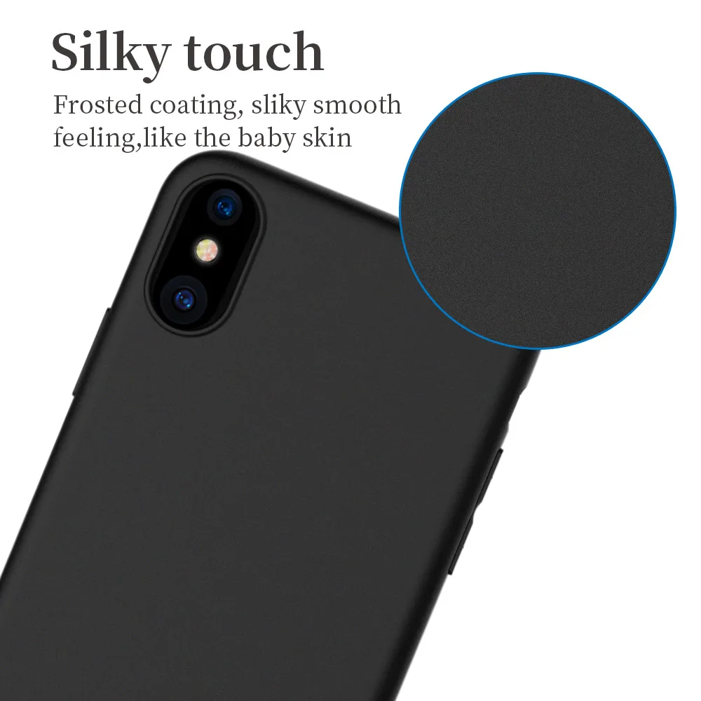 X-Level для iPhone X Case силиконовый Оригинальный чехол ультра тонкий мягкий х Coque анти