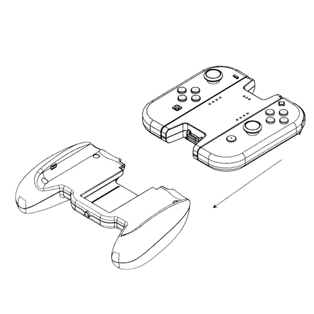 Съемная ручка зарядная док-станция зарядное устройство для nintendo Switch NS Joy-Con ручка кронштейн эргономичный дизайн переключатель