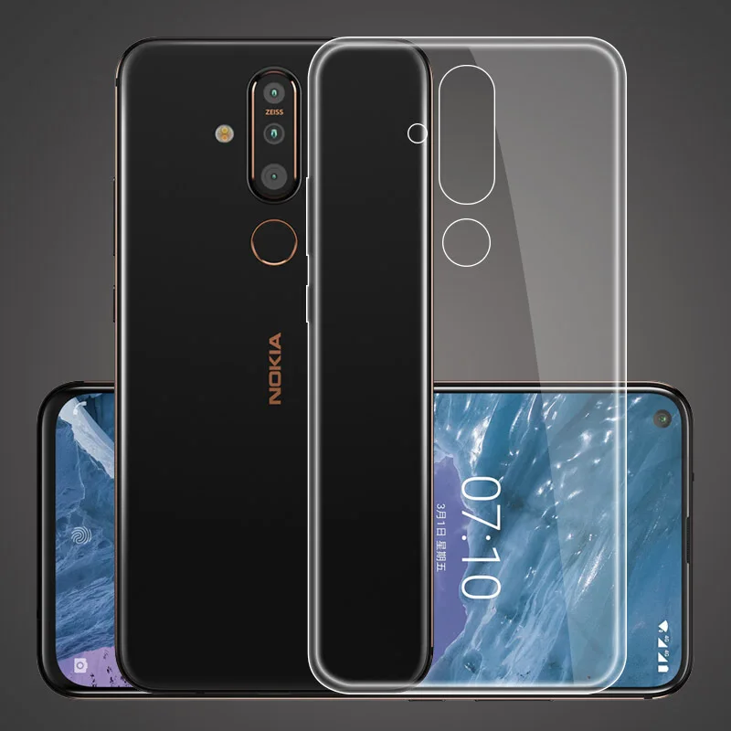 Ультра тонкий прозрачный мягкий силиконовый термополиуретановый чехол для