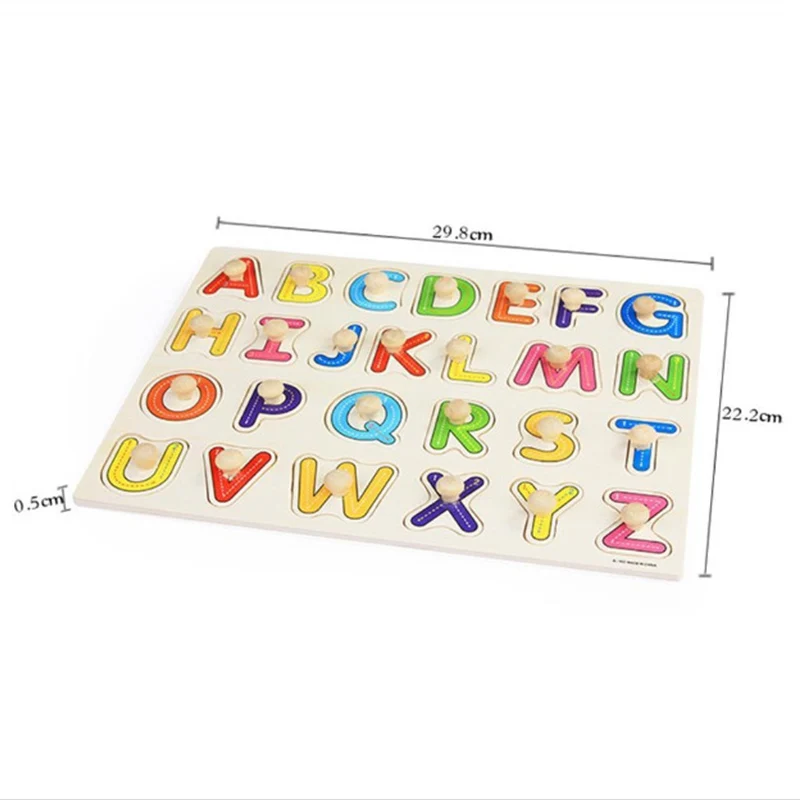 Montessori Baby wooden Toys kids wooden puzzle toys sorters for children wood game for children 3 years Hand Grab Board Set