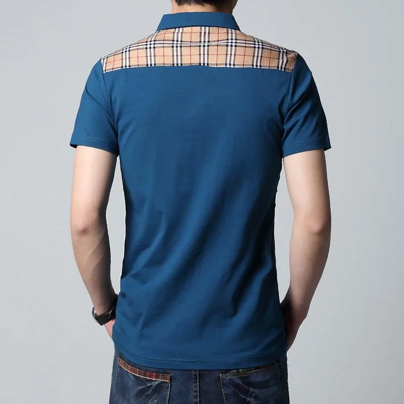 Мужские футболки, мода 5XL, летняя футболка, геометрический дизайн, отложной воротник, короткий рукав, хлопковая футболка, Мужская футболка 5XL