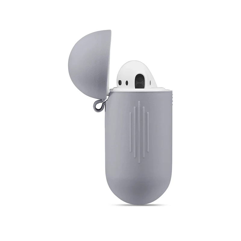 Мягкий силиконовый чехол для Apple Airpods противоударный AirPods чехлы наушников ультра