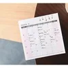 5 1 шт. Модный милый мультяшный еженедельник, ежедневник, расписание, блокнот, Липкие заметки, школьные офисные принадлежности, канцелярские принадлежности для детей - Цвет: 5