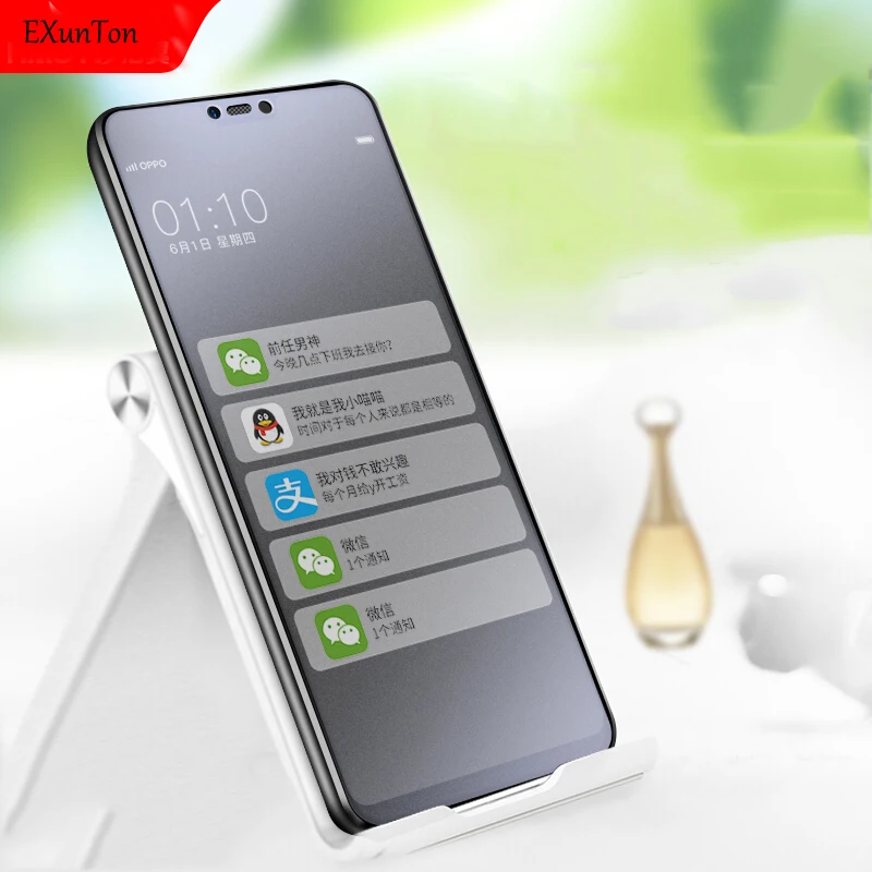EXUNTON Vivo Y81 Y83 матовое закаленное стекло для защиты экрана VIVO олеофобное покрытие