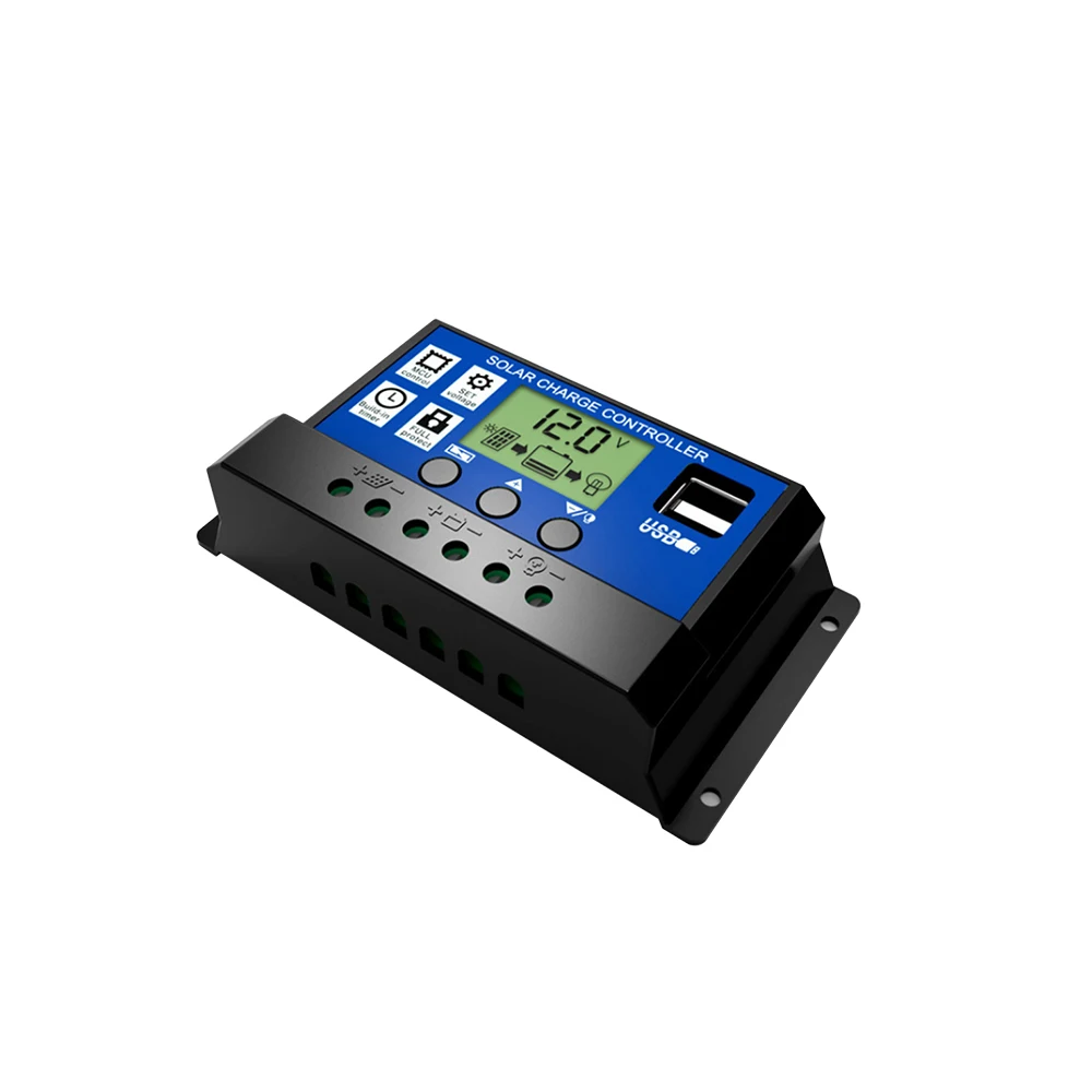 KKmoon Solar Controller 12V 24V 30A 20A 10A Regulator PWM Panel Battery Charger LCD Display Dual USB 5V Output | Обустройство дома
