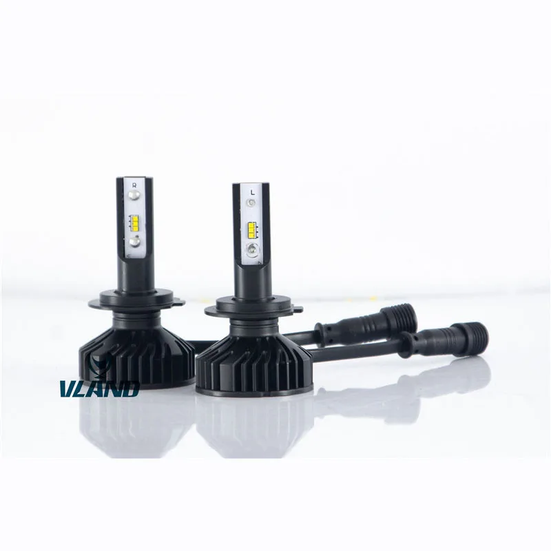 VLAND H1 H3 H7 H11 H13 D2H D2S 9005 9006 H4 Автомобильный светодиодный фонарь с шариковыми
