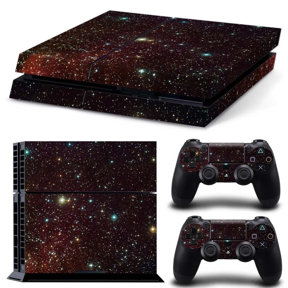 С рисунком Звездная Галактика виниловая переводная картинка Обложка для Sony PS4