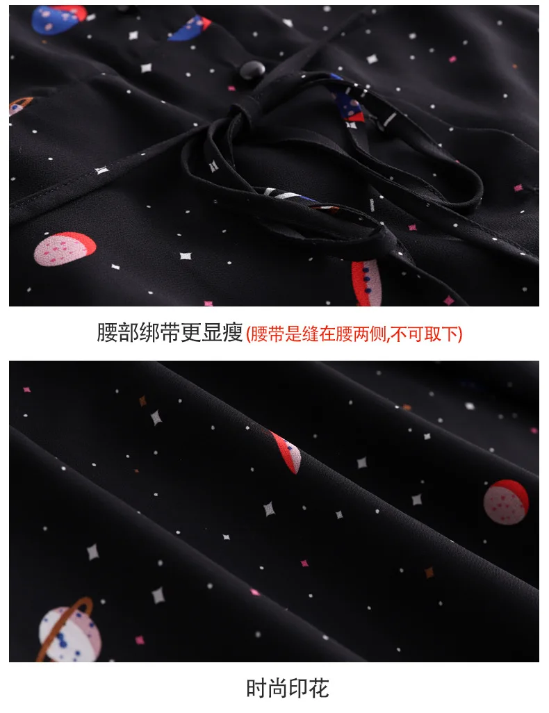 TUHAO Большие размеры 10xL 8XL элегантные женские шифоновые платья с рукавом-бабочкой длинные шифоновые летние платья офисное платье с принтом MS18