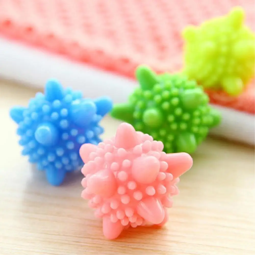 3PCS random color 1~ 10 шт Анти-намотка стиральный шарик стиральная машина Морская звезда Твердые чистящие шарики супер сильная обеззараживание шарик для стирки - Цвет: 3PCS random color