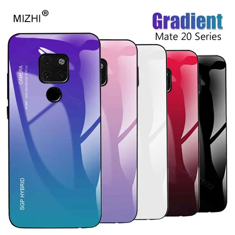 Чехол для Huawei Mate 20 Pro X 10 P Smart Plus Nova 3 I 3i P20 Lite P10 стеклянный чехол Huawey Psmart P20lite