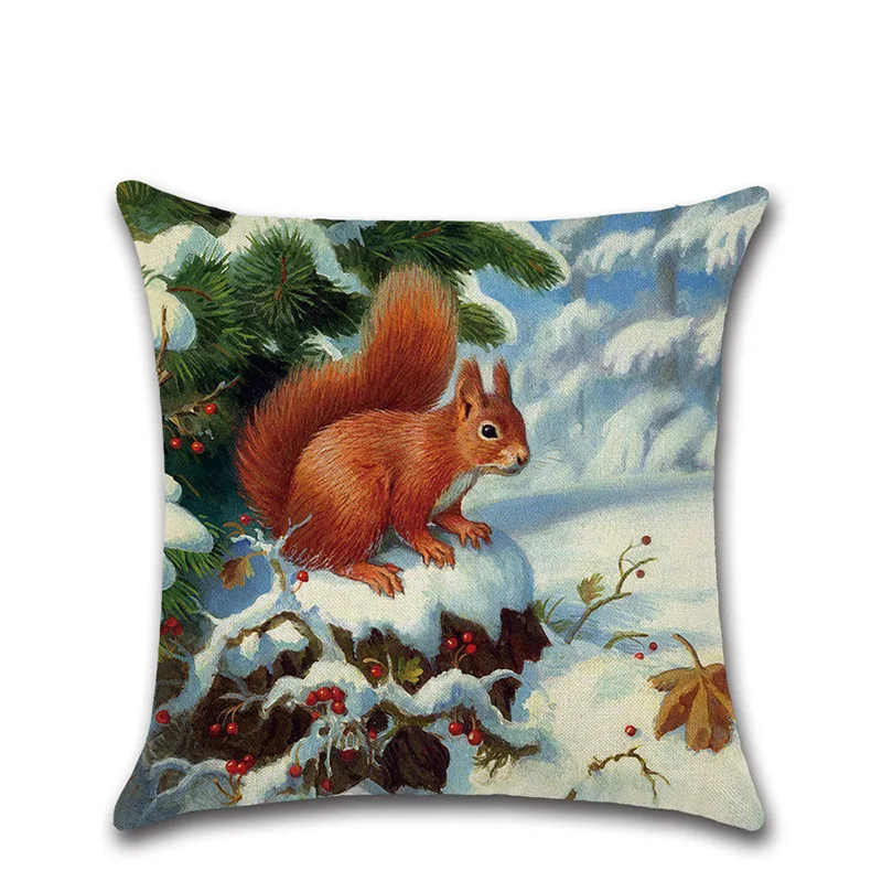 Чехол для подушки с Рождеством и снегом мягкая подушка Dakimakura Пыленепроницаемая