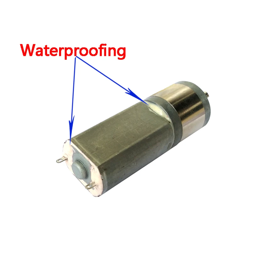 Водонепроницаемый двигателя постоянного тока 4 мм двойной плоский Вал 6 В 40