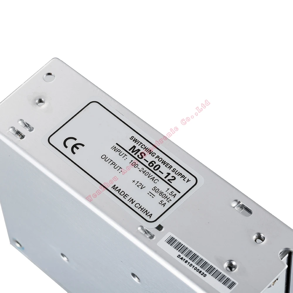 60w 12v источник питания 5v 12a smps вход 85~ 264V ac в dc 12v 5a источник питания для светодиодного экрана 5v 12V 24v светодиодный мини источник питания