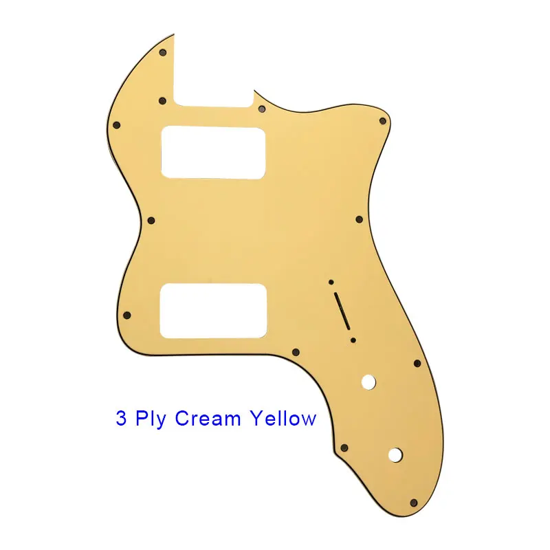 Детали для гитары Pleroo Pickguard Fender Classic 72 'Thinline Telecaster Накладка царапин с ТВ Jones