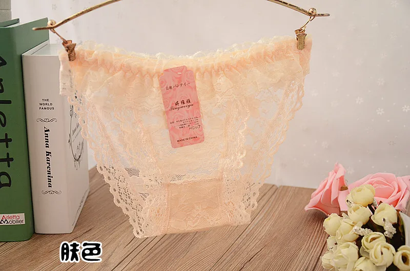 hot sale sexy underware women briefs transparent panties cute vs pink lace panty hollow out brief thongs and g strings |