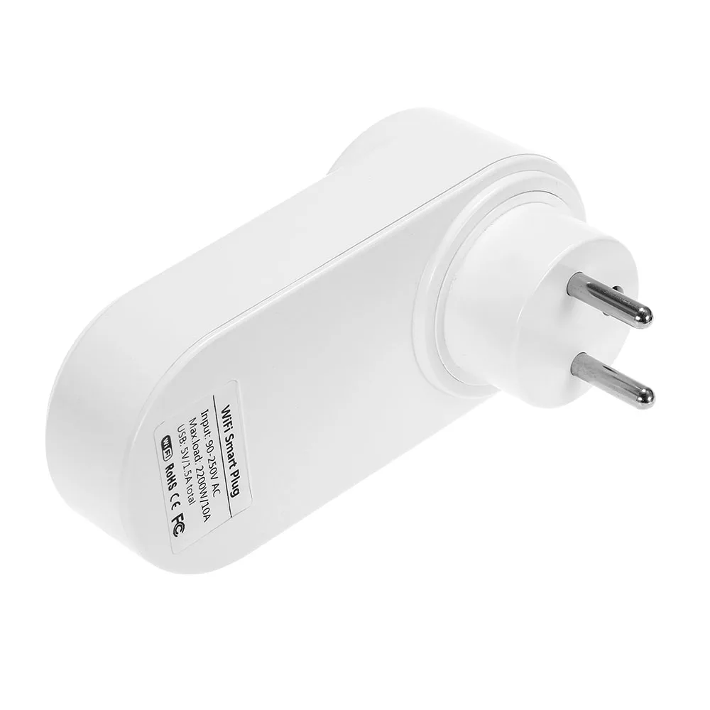 EWeLink мини умная розетка EU Тип E USB Розетка Wifi умный штекер приложение голосовое дистанционное управление для Amazon Alexa Google Home IFTTT