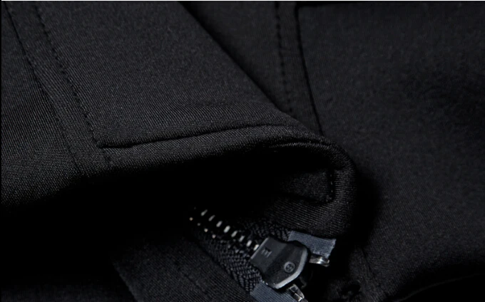 WOW High street 2015 bramd new fashion space cotton double zipper hoodies KANYE YEEZY men's hip hop streetwear jacket outerwear | Мужская