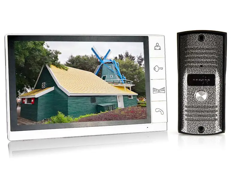 Monitor and Camera 9 дюймов видео-телефон двери 700TVL цвет видео домофон система - Цвет: Monitor and Camera