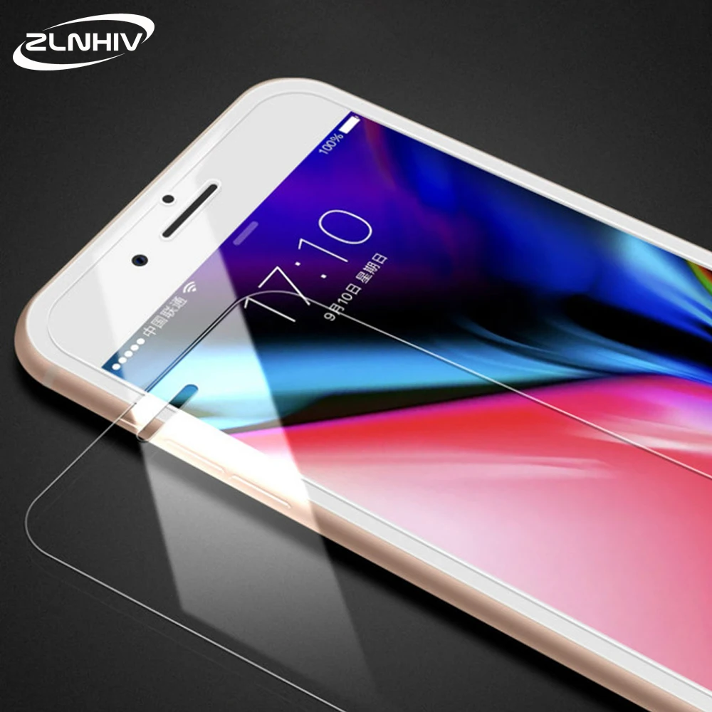 ZLNHIV для iphone 7 8 Защитная пленка из закаленного стекла с уровнем твердости 9h