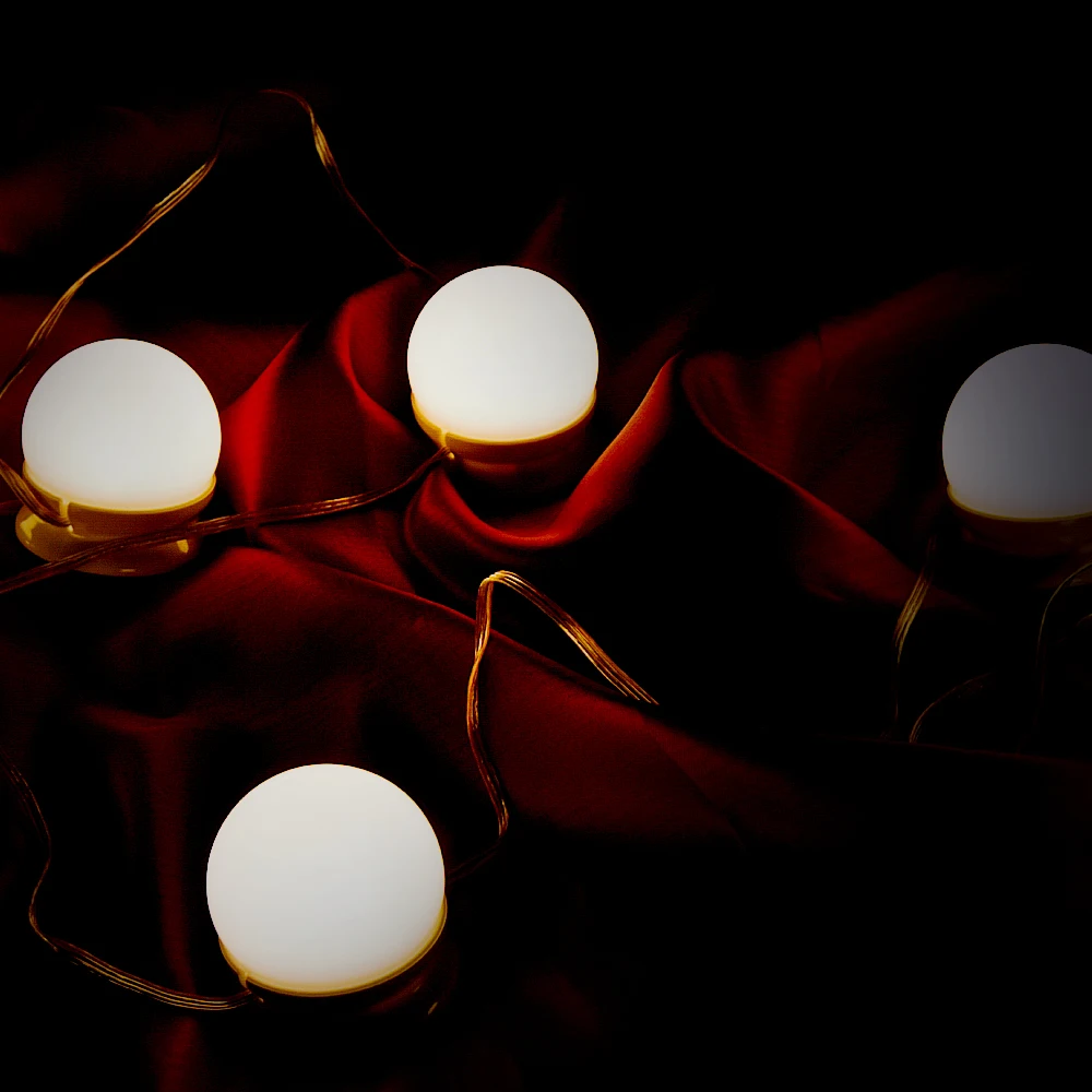 10 Светодиодный светильник лампы Комплект туалетный столик с зеркалом для