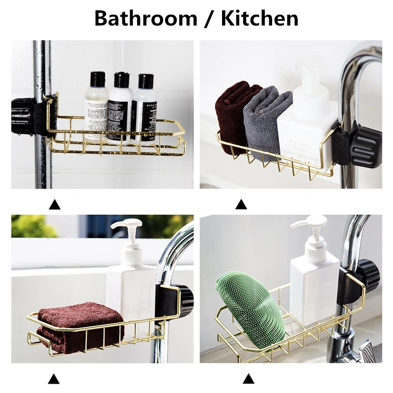 Нержавеющая сталь насадки для душа Ванная комната органайзер кухонных