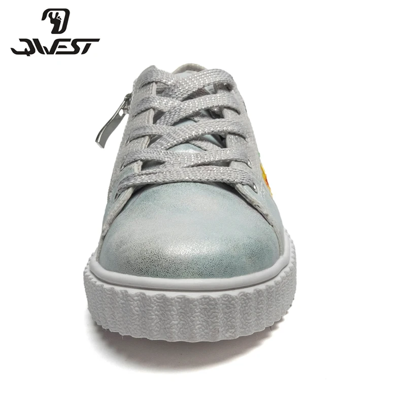 QWEST/однотонная Нескользящая дышащая кожаная стелька на липучке размер 33-38