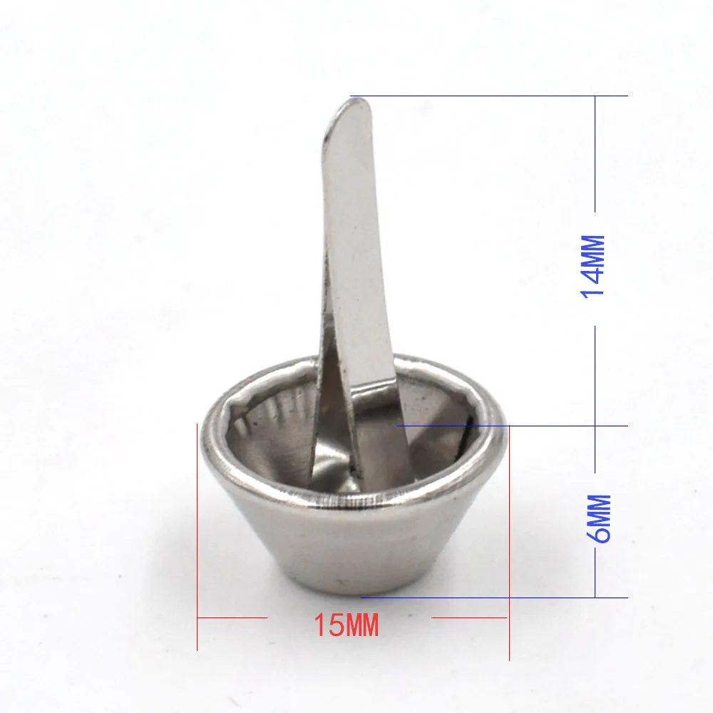 (50 шт.) 15 мм Металлические декоративные заклепки для ногтей багаж ног игрушки глаз