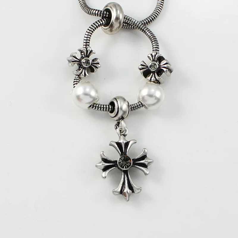 YalooWa pendant-type pull punk Bracelet Silver-color plated jewelry hand leisure fashion | Украшения и аксессуары
