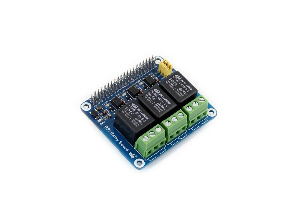 Реле/плата расширения Waveshare RPi поддерживает Raspberry Pi A +/B +/2B/3B/3B + нагрузка до 5 А 250 В