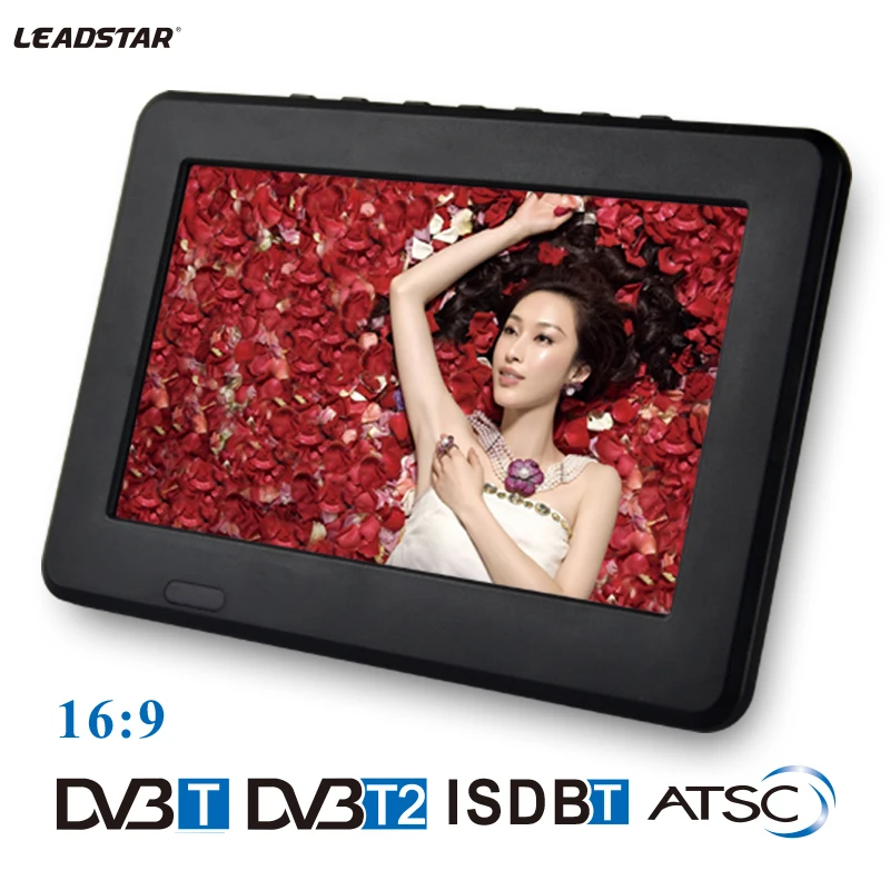Leadstar 7 дюймовый 16:9 TFT DVBT2/DVBT/ISDB цифровой и аналоговый мини автомобиль ТВ все в 1