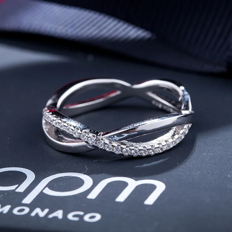 

luxury 925 Sterling Silver AAA Stone Wedding Ring Sets Engagement Ring for Women Jewelry sepcial unique R2150S