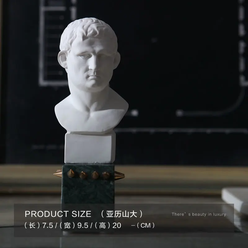 Керамика Copernicus Давид Венера статуэтки современные портрет персонажа Скульптура дома гостиная ремесла Декор мрамор украшение с подставкой