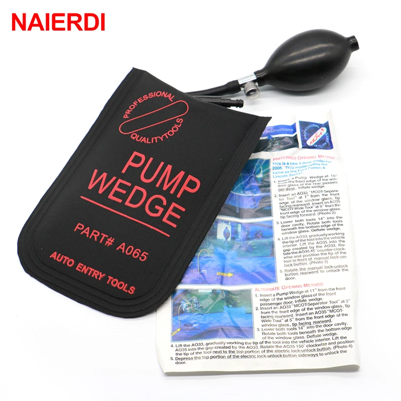 Черный NAIERDI насос клиновидный слесарный инструмент маленький размер Авто