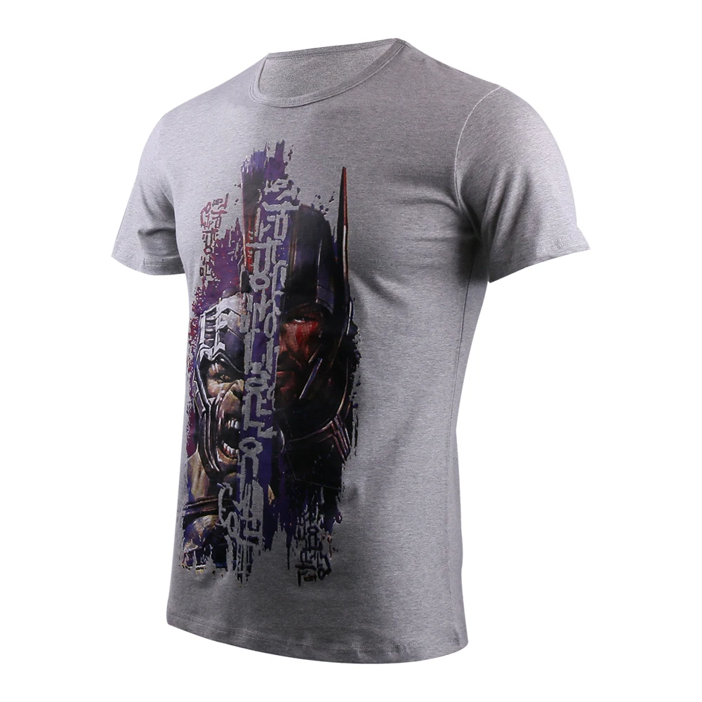 2017 фильм ТОР 3 Ragnarok Chris Heimsworth футболка с короткими рукавами Супермен полиэстер