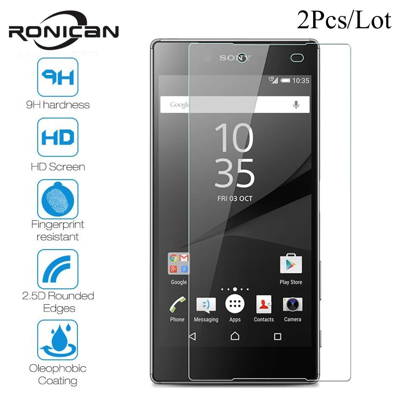 2 шт. закаленное защитное стекло для Sony Xperia Z5 Premium Dual E6833 E6853 E6883 Z5P plus | Мобильные