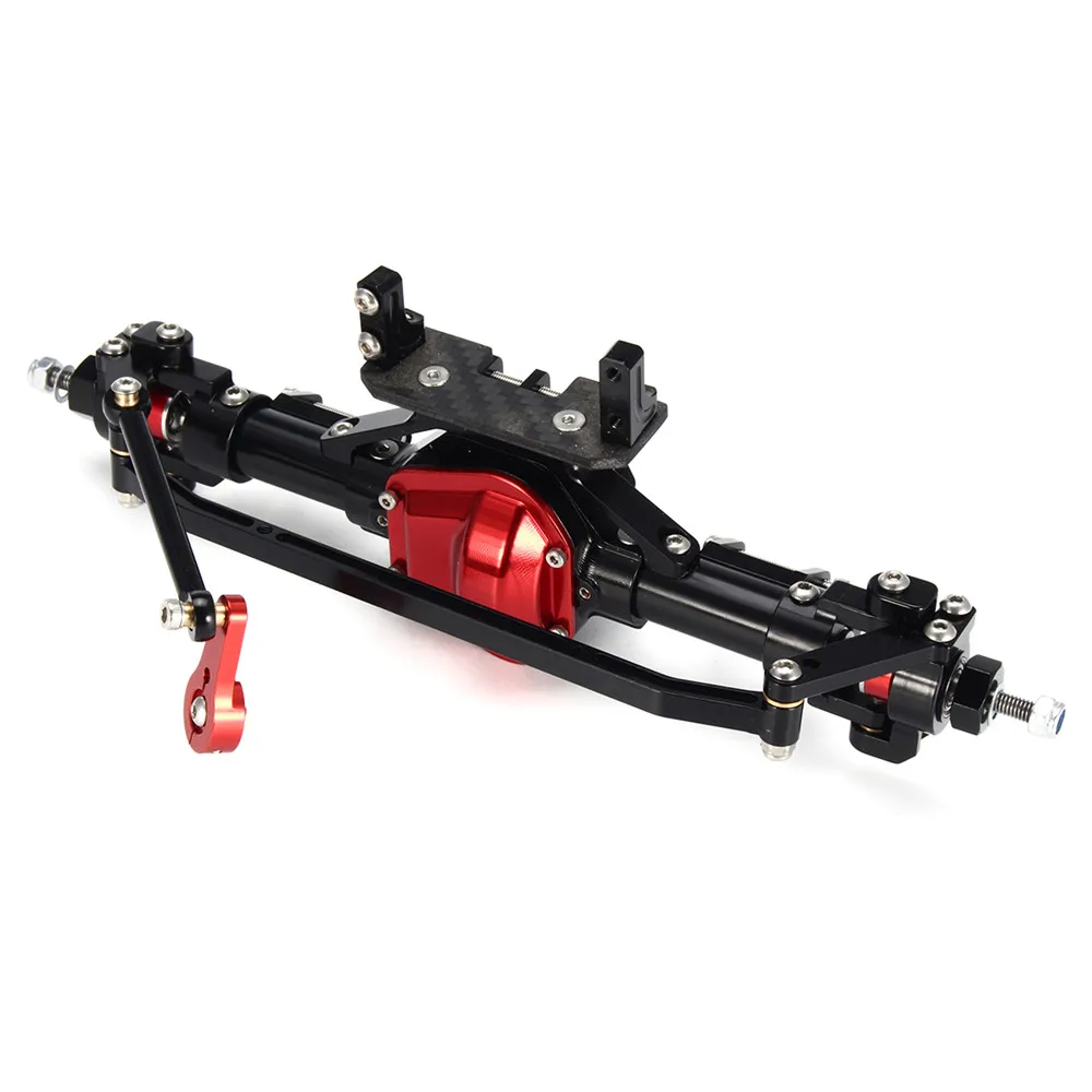 Xtra Speed XH алюминиевый 6061 T6 CNC обработанный передний мост ось для 1/10 осевой SCX10 #