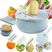 professional 8 in 1 vegetable cutter vegetable slicer potato peeler carrot onion grater with strainer kitchen accessories