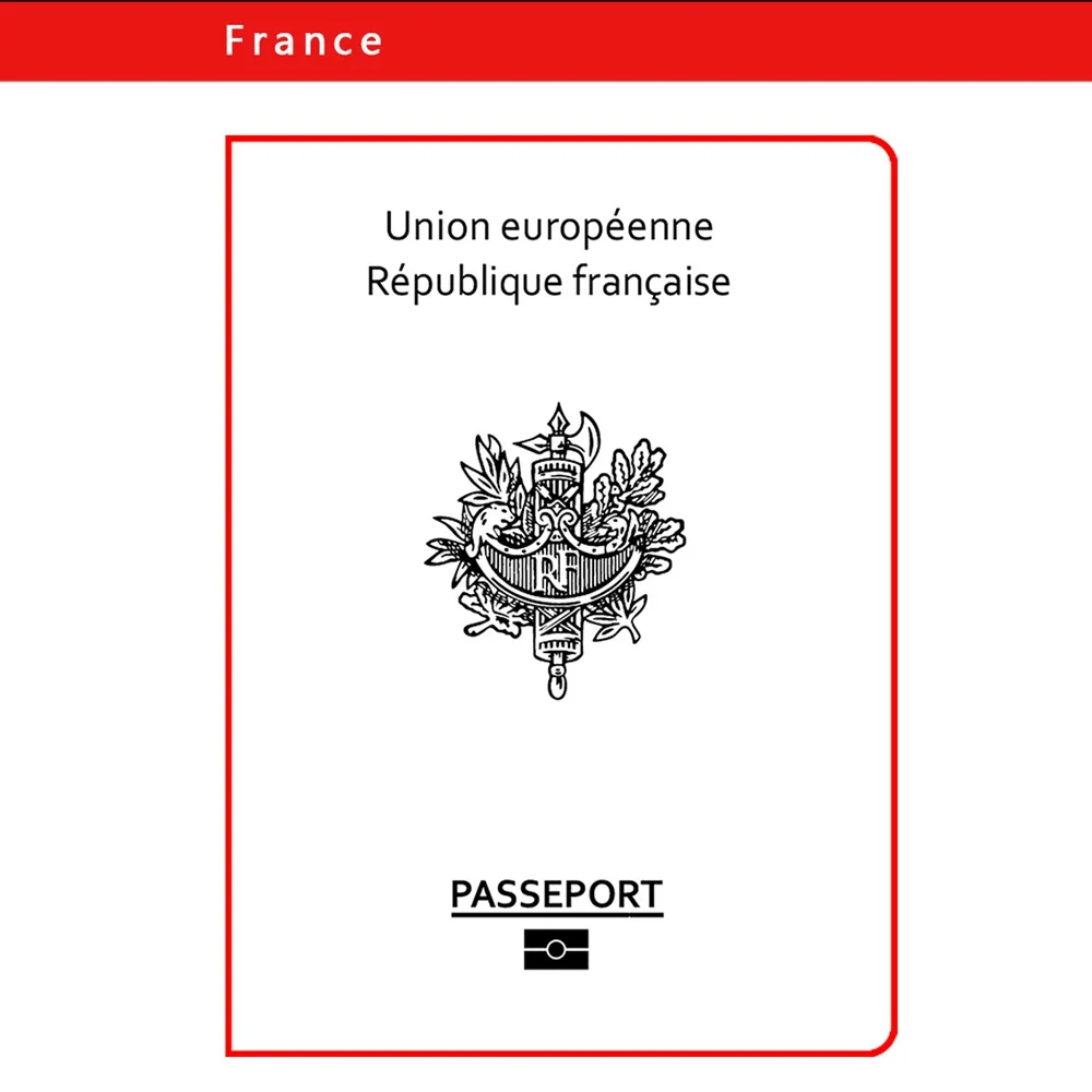 France Винтажная кожаная защитная обложка для паспорта во многих странах мира, натуральная воловья кожа, держатель для паспорта, держатель для документов - Цвет: France