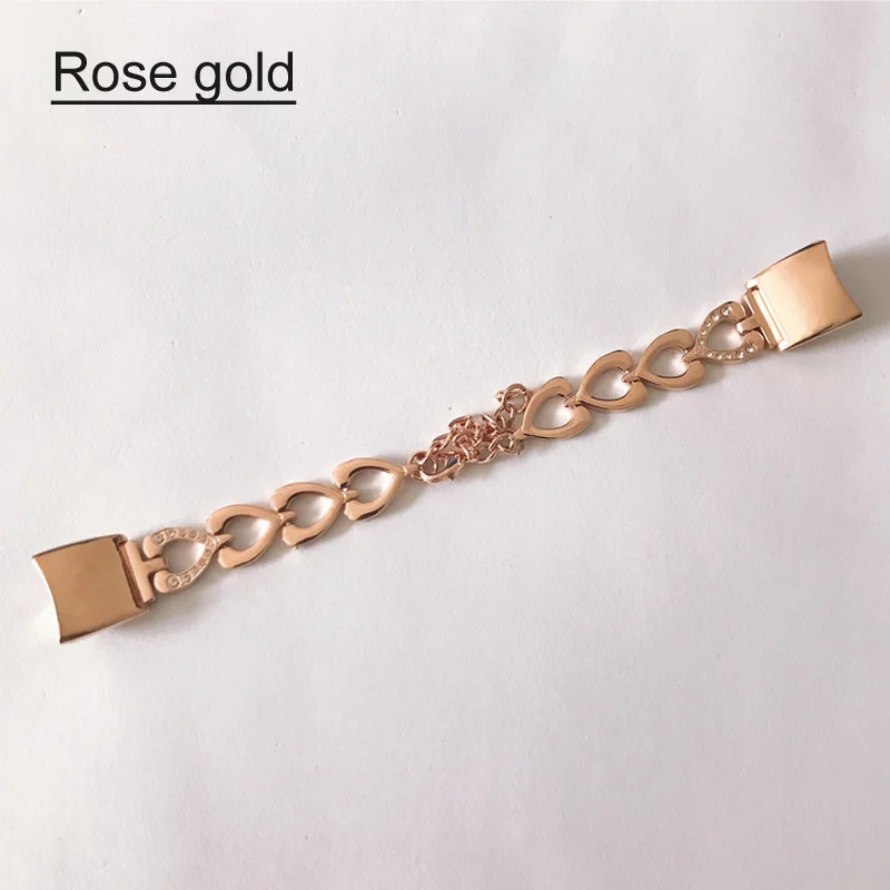 ROSE GOLD Металлический ремешок для huawei Honor Band 4 ремешок для смарт-браслета из нержавеющей стали для Honor Band 4 ремешок для девушек и женщин браслет - Цвет: ROSE GOLD
