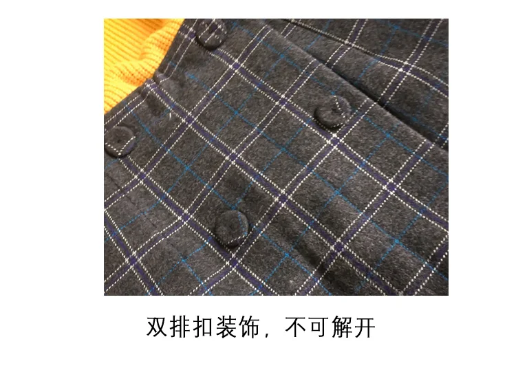 ICHOIX Sweet plaid 2 piece skirt set girl Korean style tops and skirt set S-XL two piece outfits winter women 2 piece set