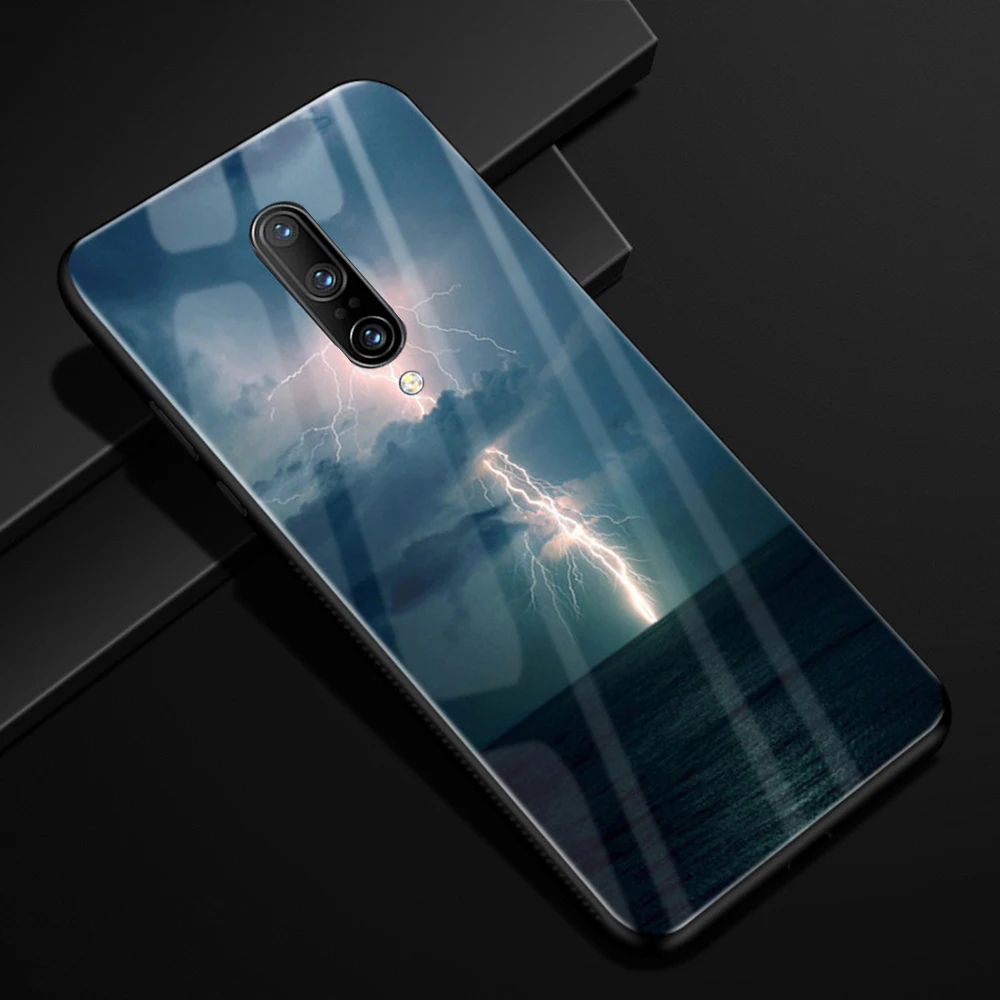 Чехол из закаленного стекла для Oneplus 7 Pro, роскошный защитный противоударный силиконовый чехол из ТПУ+ стекло для Oneplus 6 T, чехол s 1+ 7 6T